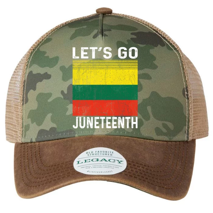 Lets Go Juneteenth Melanin Black Pride Freedom Gift Legacy Tie Dye Trucker Hat