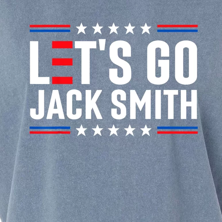 Lets Go Jack Smith Jack Smith Conservative Us Flag Gift Garment-Dyed Women's Muscle Tee