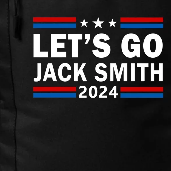 Lets Go Jack Smith For President Fun Summer USA Red Daily Commute Backpack