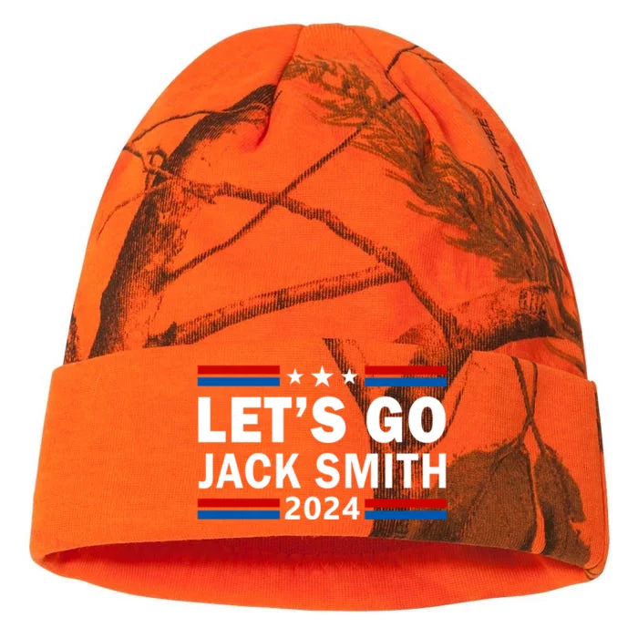 Lets Go Jack Smith For President Fun Summer USA Red Kati - 12in Camo Beanie