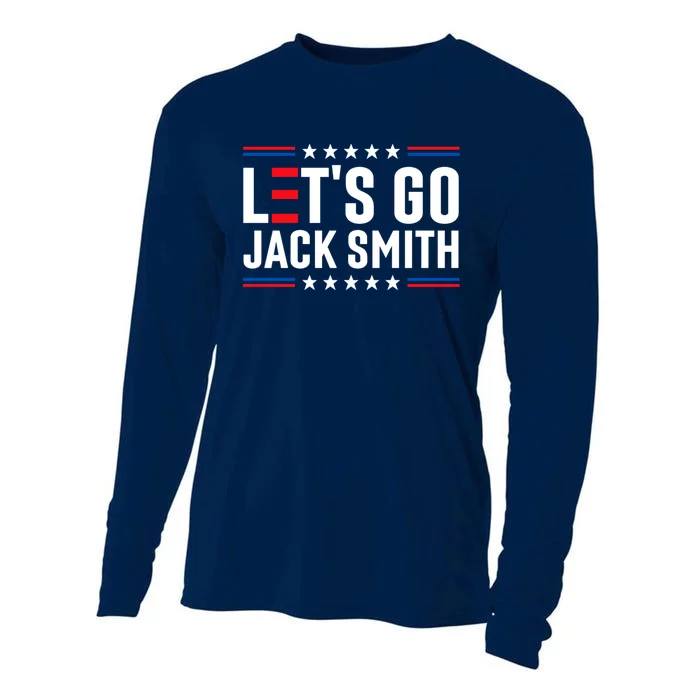 Lets Go Jack Smith For President Fun Summer USA Red Cooling Performance Long Sleeve Crew