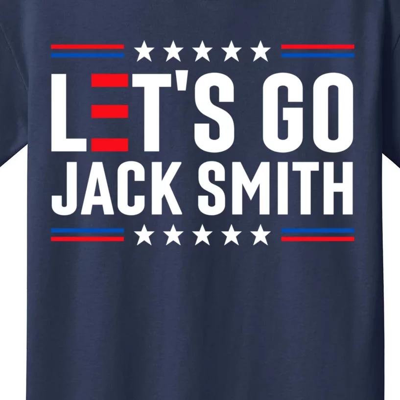 Lets Go Jack Smith For President Fun Summer USA Red Kids T-Shirt