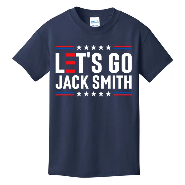 Lets Go Jack Smith For President Fun Summer USA Red Kids T-Shirt