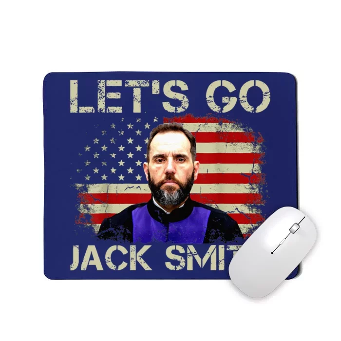 LETS GO JACK SMITH American Flag Summer Mousepad