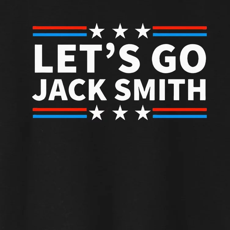 Lets Go Jack Smith For President Fun Summer USA Women's Crop Top Tee