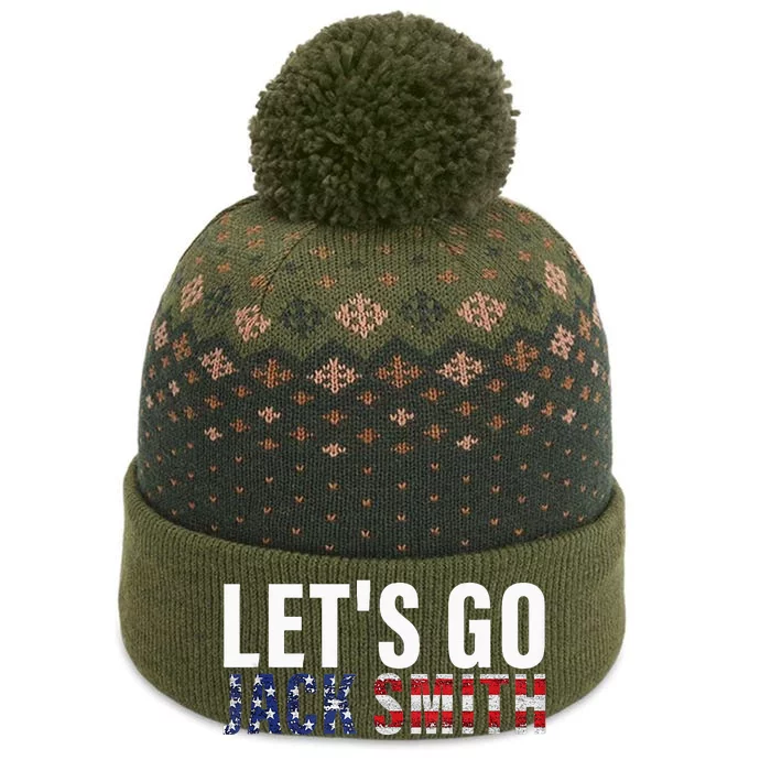 Lets Go Jack Smith The Baniff Cuffed Pom Beanie