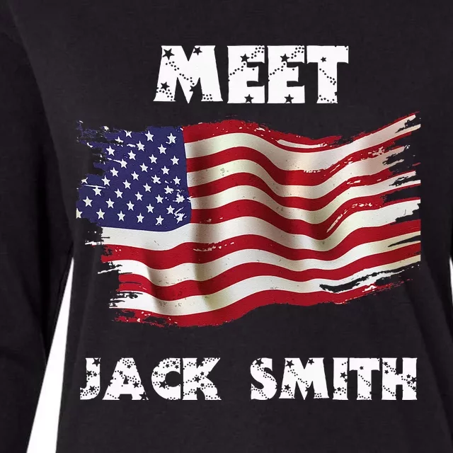 LETS GO JACK SMITH Meet Jack Smith Womens Cotton Relaxed Long Sleeve T-Shirt