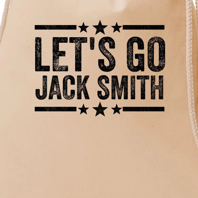 LETS GO JACK SMITH Drawstring Bag