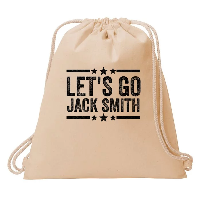 LETS GO JACK SMITH Drawstring Bag