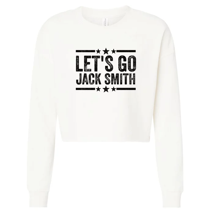 LETS GO JACK SMITH Cropped Pullover Crew