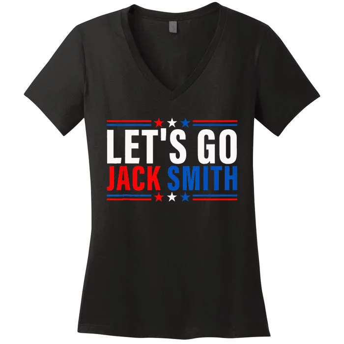 LETS GO JACK SMITH Jack Smith Women's V-Neck T-Shirt