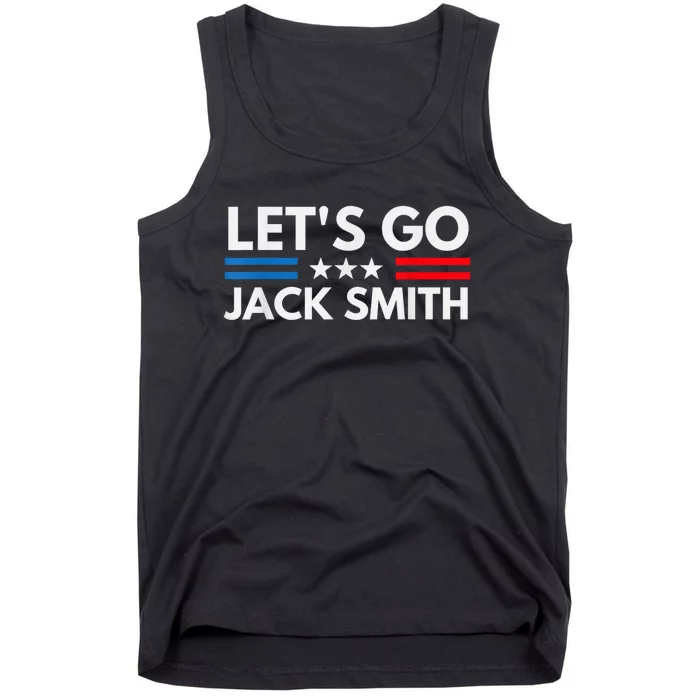 Lets Go Jack Smith Fan Club USA Flag Funny Political Tank Top