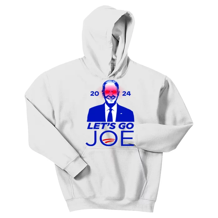 Let's Go Joe 2024 Biden Harris Re Election Kids Hoodie