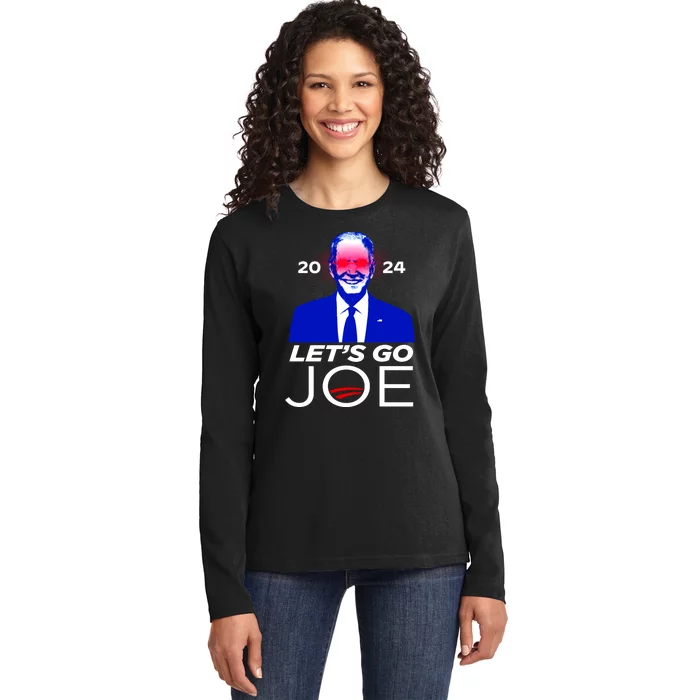 Let's Go Joe 2024 Ladies Long Sleeve Shirt