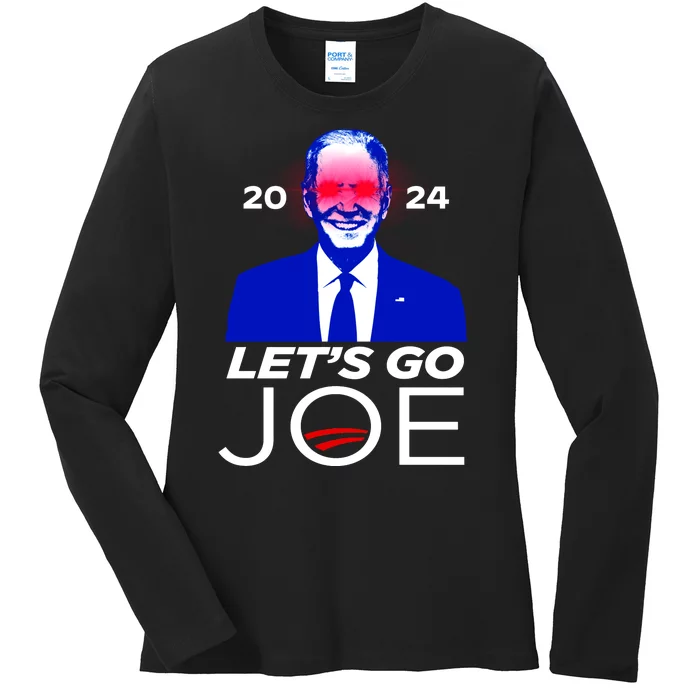 Let's Go Joe 2024 Ladies Long Sleeve Shirt