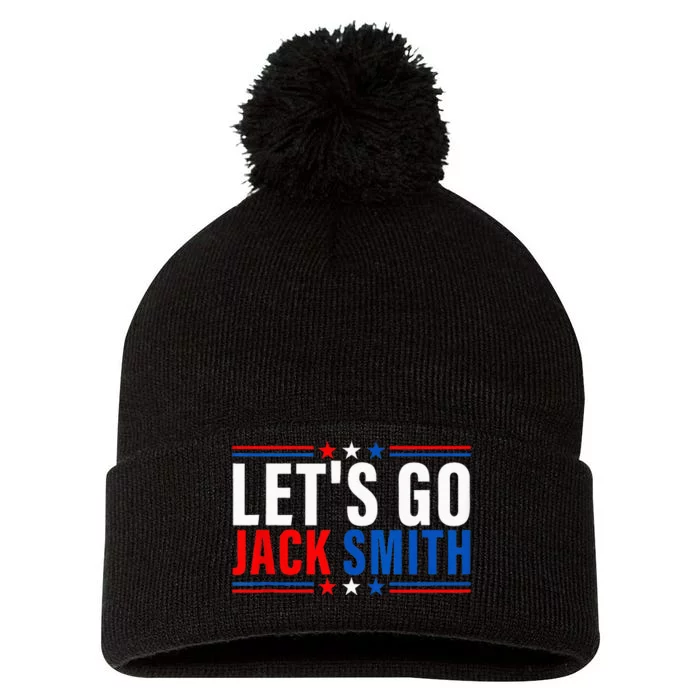 LETS GO JACK SMITH Jack Smith Pom Pom 12in Knit Beanie