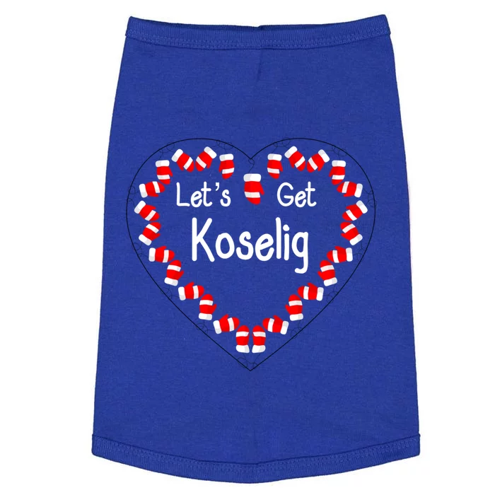 LetS Get Koselig Cosy Mitten Heart Koselig Meaningful Gift Doggie Tank