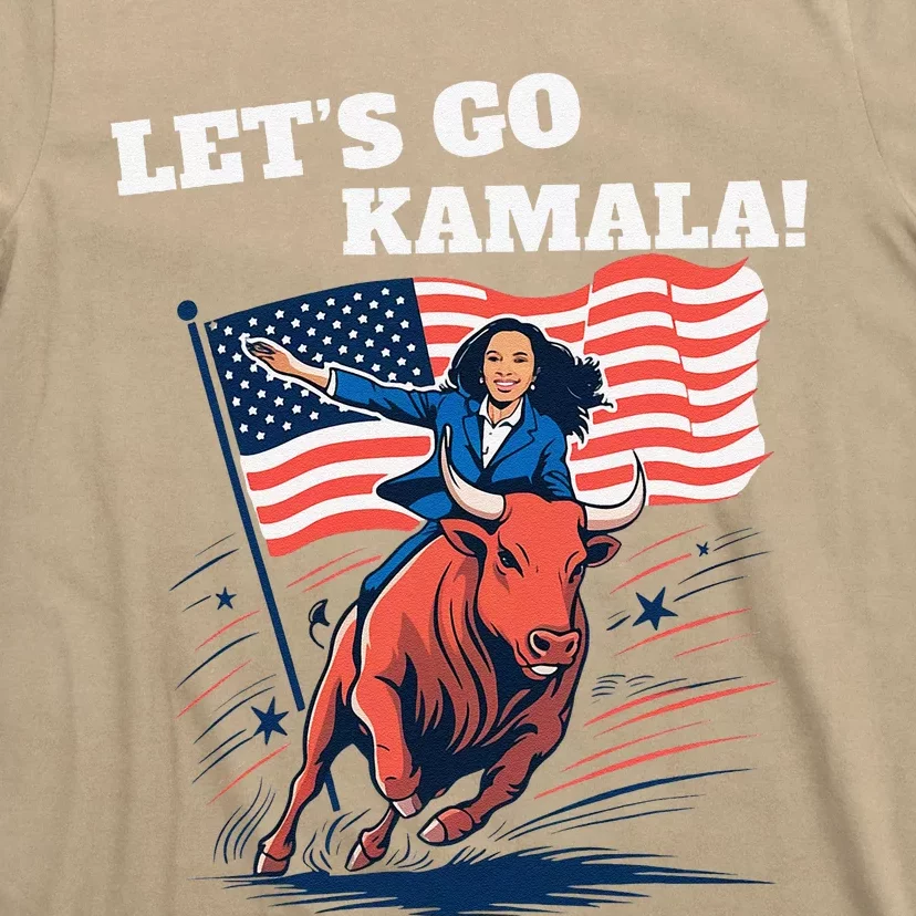 LetS Go Kamala Blue Text Election 2024 T-Shirt