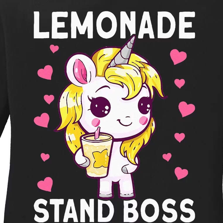 Lemonade Girl Lemonade Stand Boss Ladies Long Sleeve Shirt