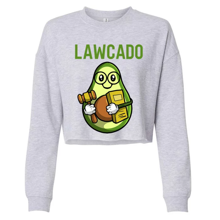 Lawcado Gift Legal Counsel Attorney Law School Student Lawyer Cool Gift Cropped Pullover Crew