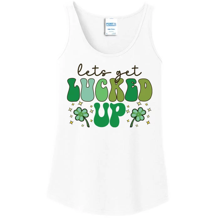 Lets Get Lucked Up Ladies Essential Tank