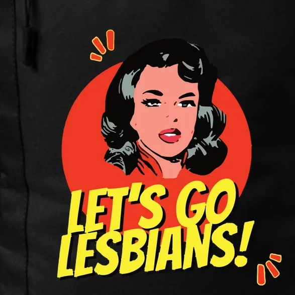 LetS Go Lesbians! Retro Lesbian Subtle Lesbian Daily Commute Backpack