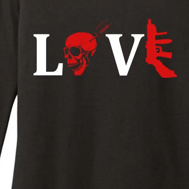 Love Guns Womens CVC Long Sleeve Shirt