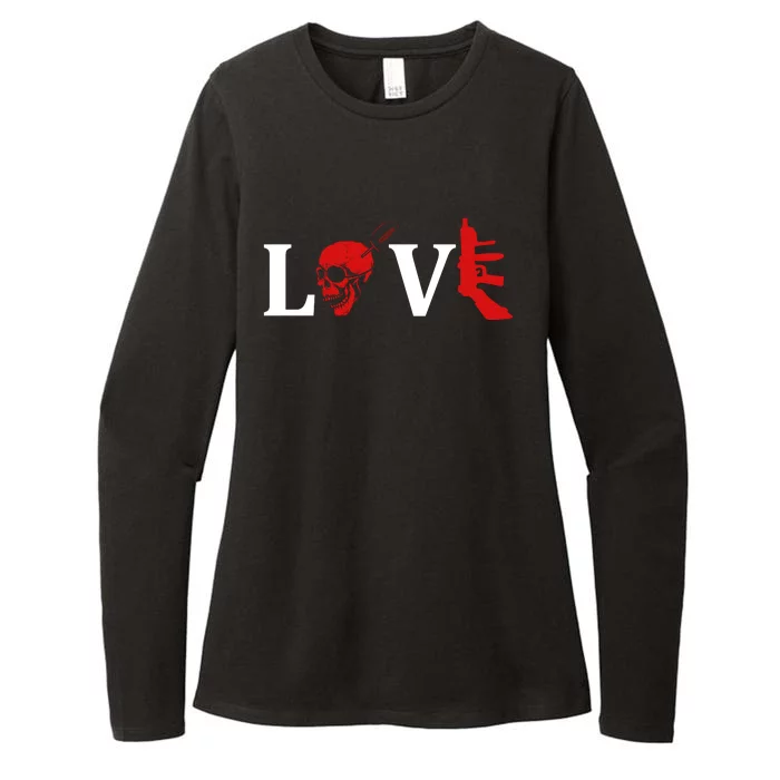 Love Guns Womens CVC Long Sleeve Shirt