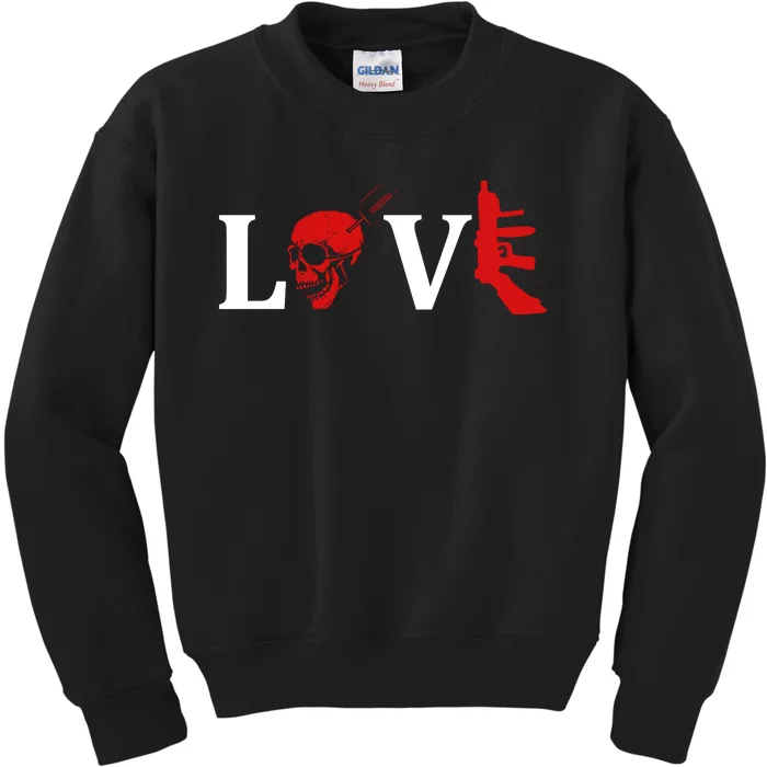 Love Guns Kids Sweatshirt