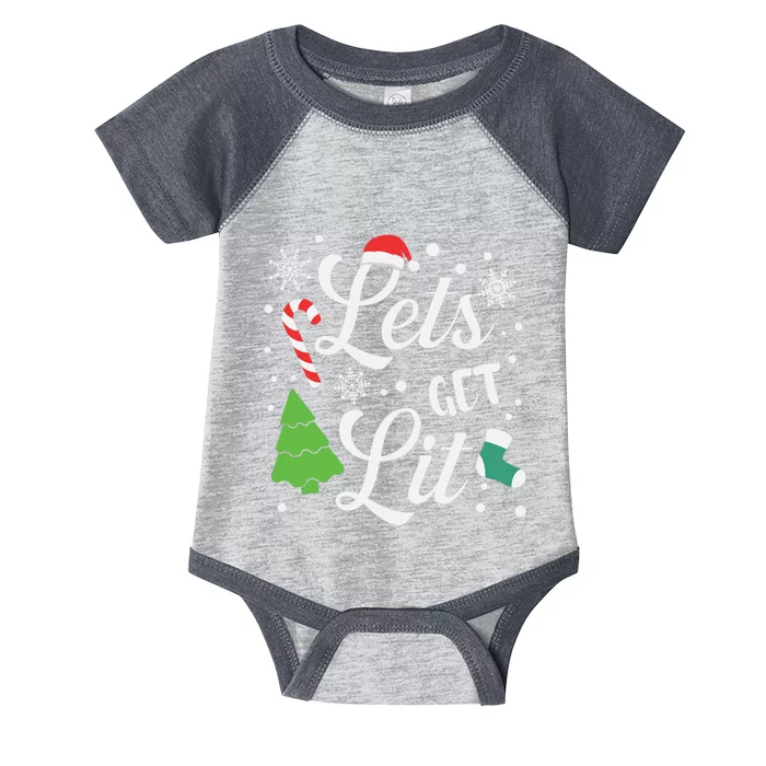 Lets Get Lit Infant Baby Jersey Bodysuit