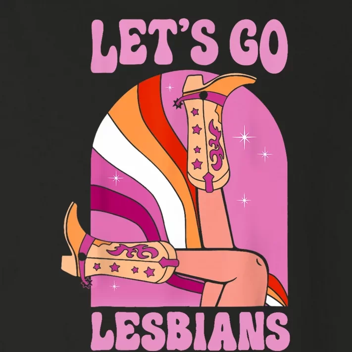 LetS Go Lesbians Lgbtq Lesbian Pride Month Cowgirl Toddler Long Sleeve Shirt