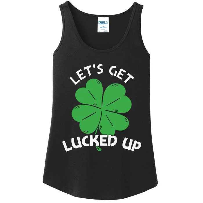 Lets Get Lucked Up Ladies Essential Tank