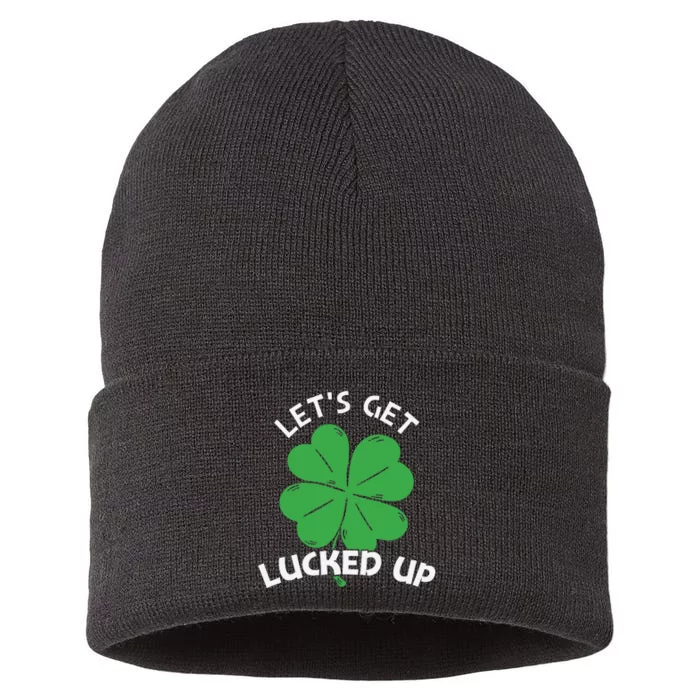 Lets Get Lucked Up Sustainable Knit Beanie