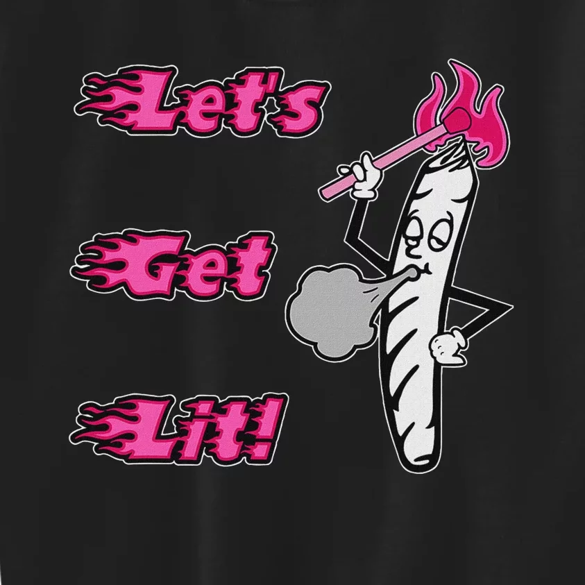 LetS Get Lit! Apparel Kids Sweatshirt