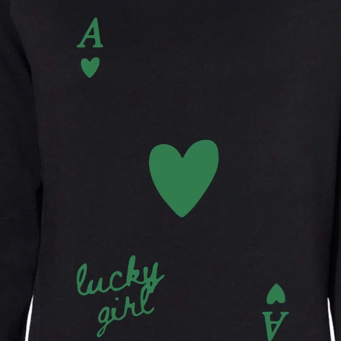 Lucky Girl Womens California Wash Sweatshirt