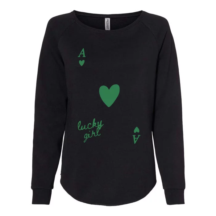 Lucky Girl Womens California Wash Sweatshirt