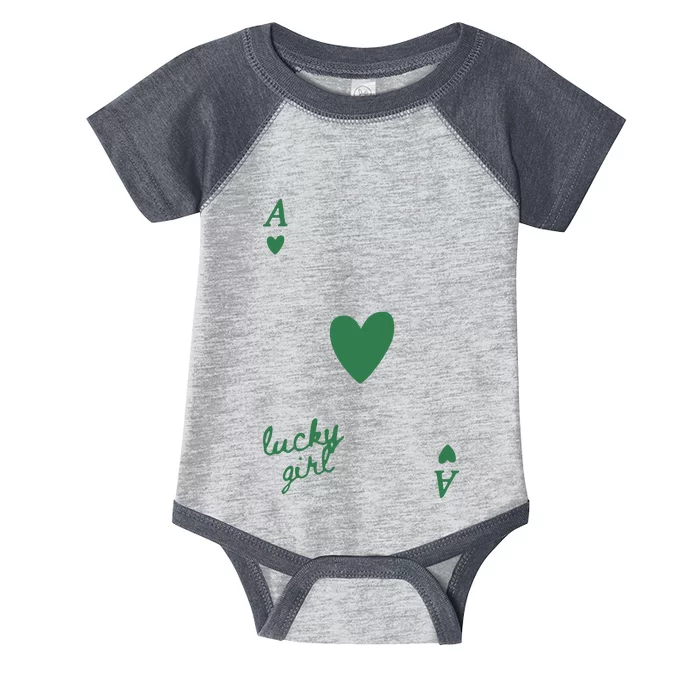 Lucky Girl Infant Baby Jersey Bodysuit