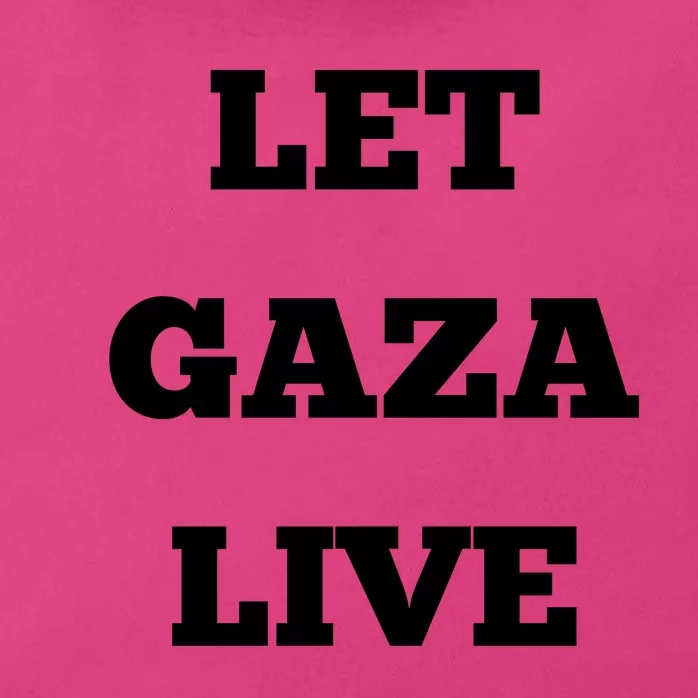 Let Gaza Live Zip Tote Bag