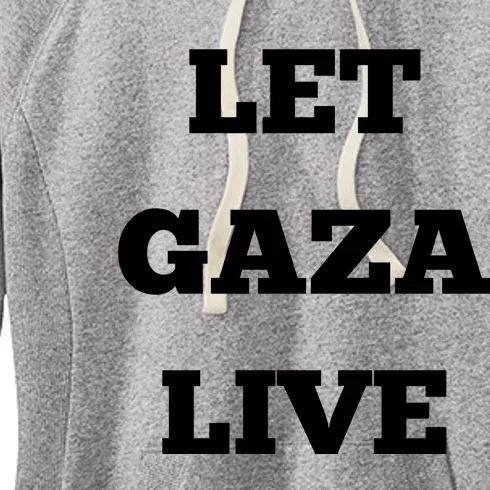 Let Gaza Live Women's Fleece Hoodie