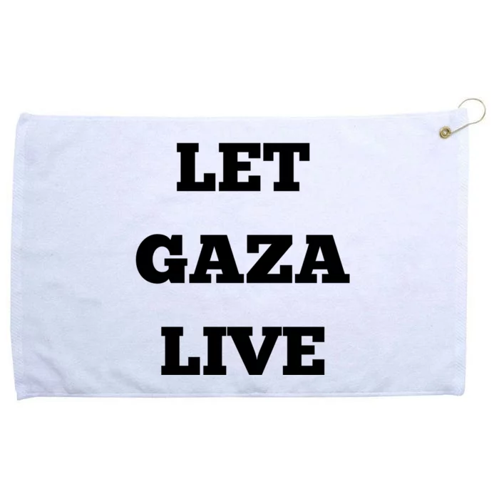 Let Gaza Live Grommeted Golf Towel