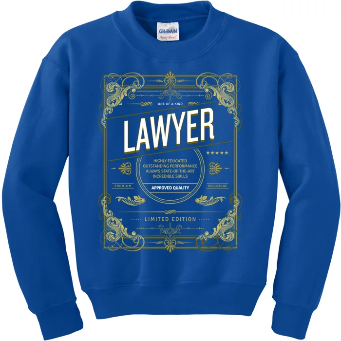 Lawyer Gift Kids Sweatshirt