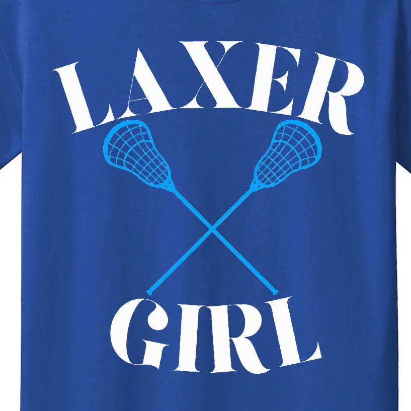 Lacrosse Girl Kids T-Shirt