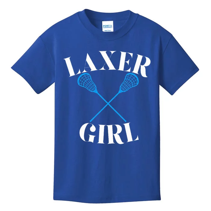 Lacrosse Girl Kids T-Shirt