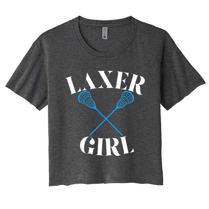 Lacrosse Girl Women's Crop Top Tee