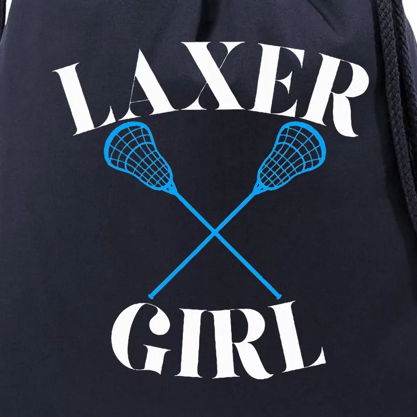 Lacrosse Girl Drawstring Bag