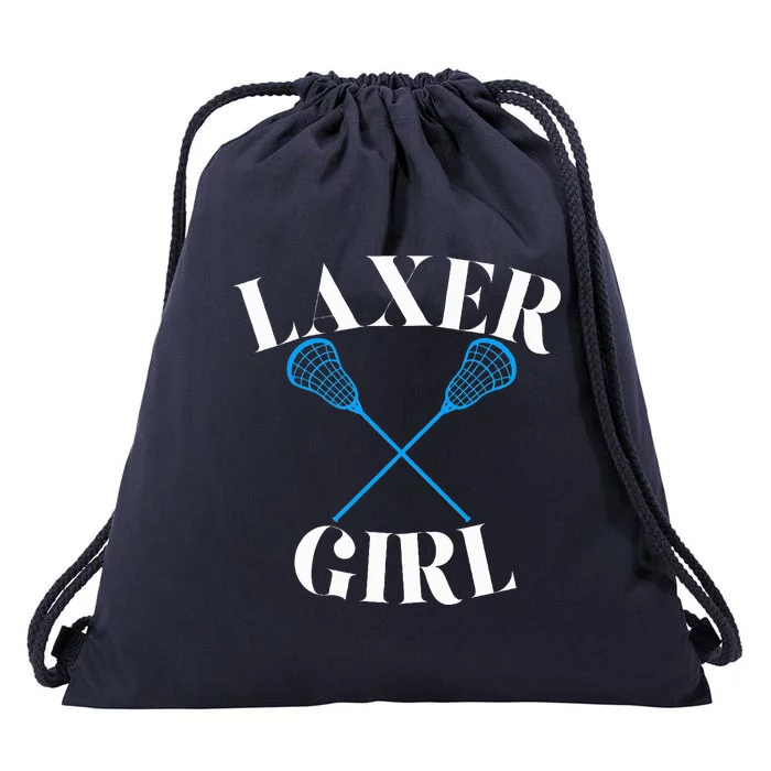 Lacrosse Girl Drawstring Bag