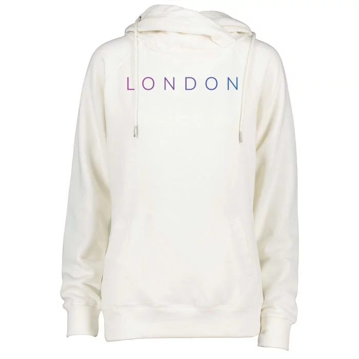 London Gift Womens Funnel Neck Pullover Hood