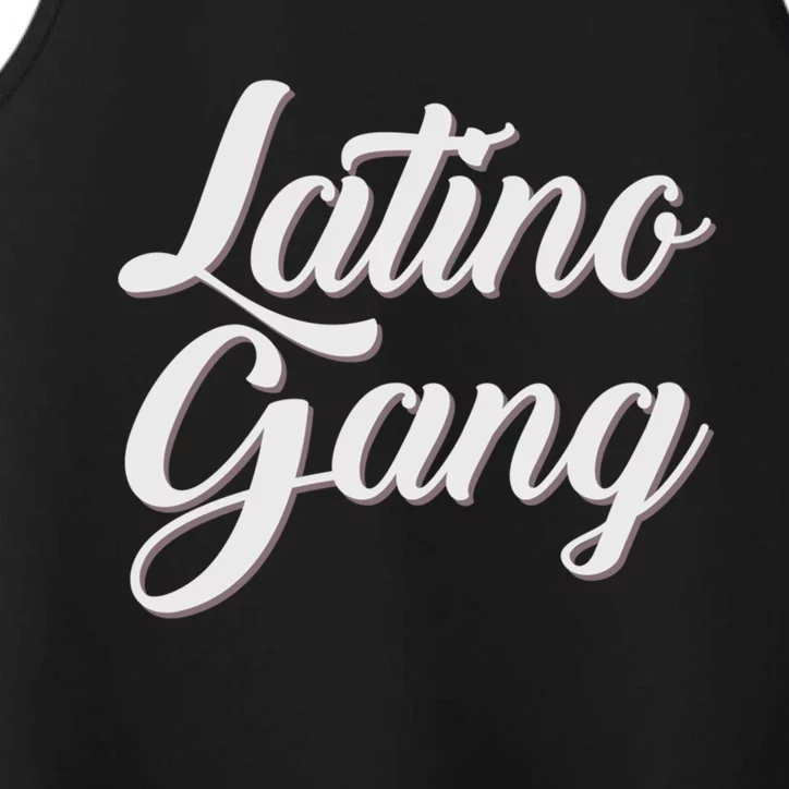 Latino Gang Latin Trap Hip Hop Rap Hispanic Cholo Grafitti Great Gift Performance Tank