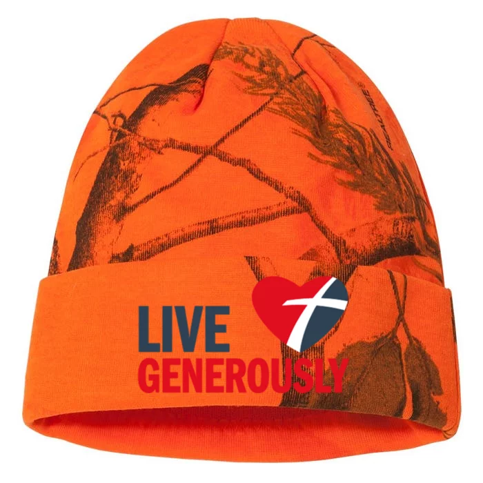 Living Generously Kati - 12in Camo Beanie