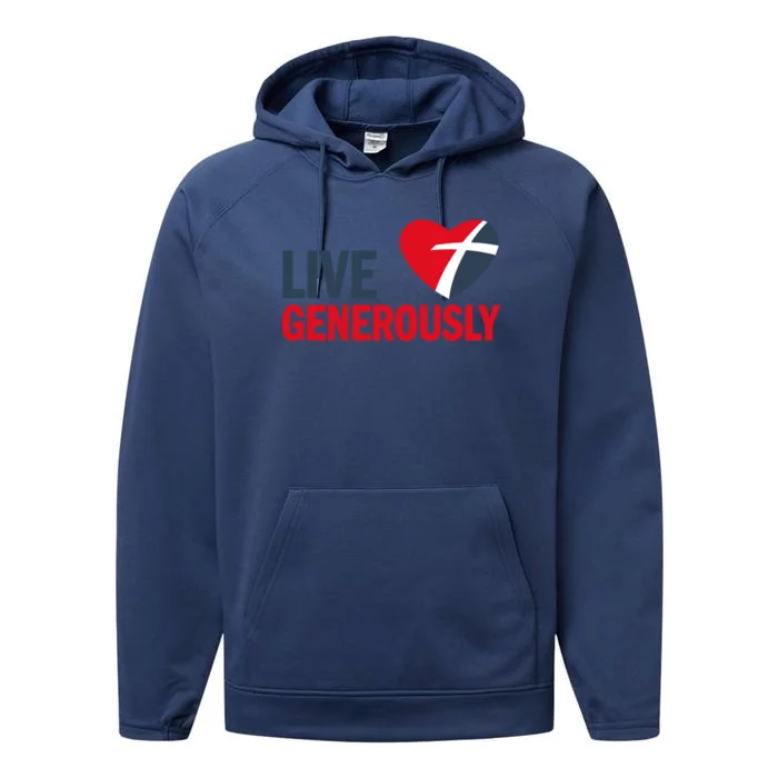 Living Generously Performance Fleece Hoodie